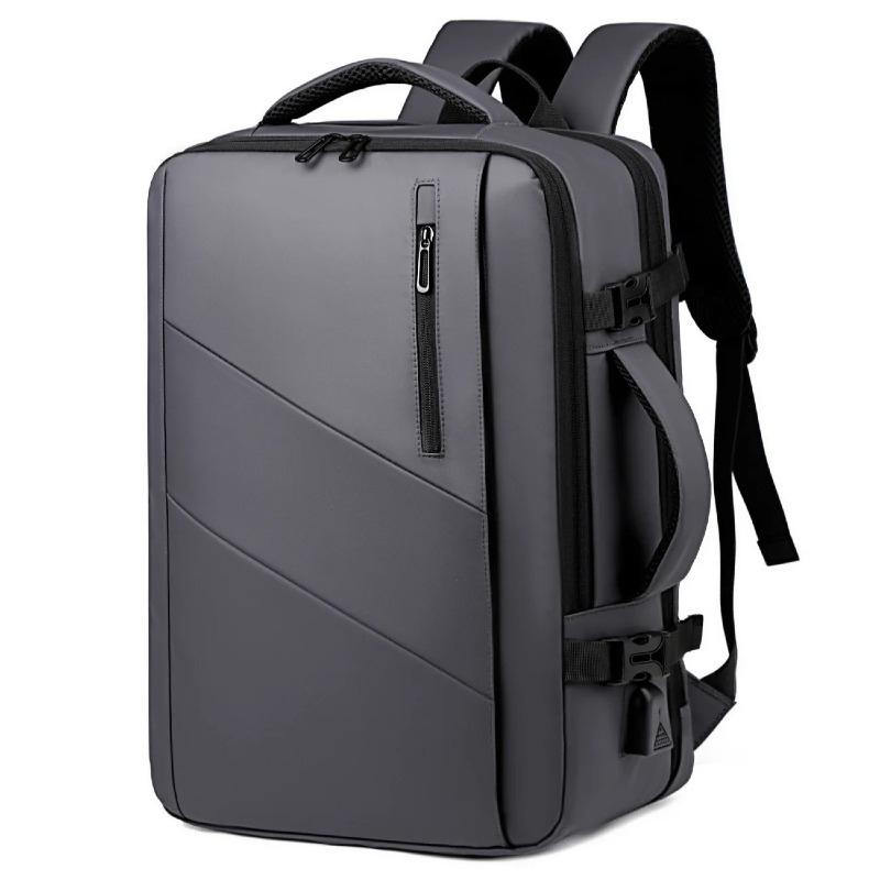 fashion large-capacity Men's backpack laptop bag with expandable capacity Business backpack for outdoor travel men shoulder bag - Image 5