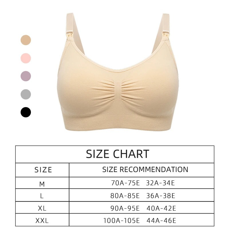 High Quality Plus Size Nursing Bra Breathable Women Breastfeeding Underwear Seamless Maternity Bra Push Up - Image 6