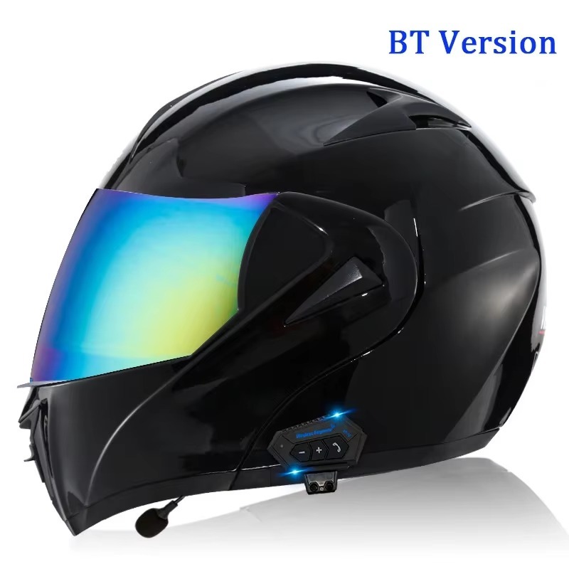Helmet Motorcycle Modular Full Face Helmet DOT Approved Motorbike Racing Unisex-Adult Helmet with Sun Visor - Image 3